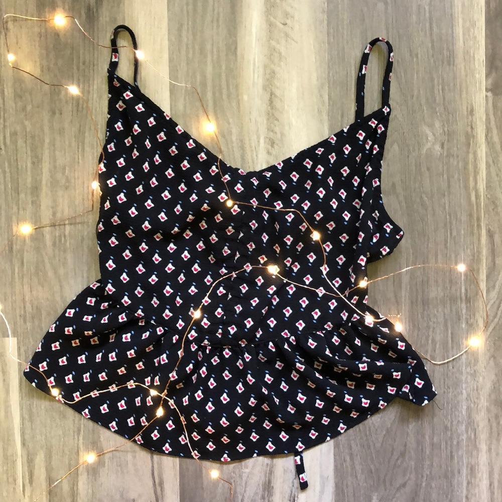 Super Cute Peplum Top 🖤